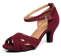 Suede Ankle Strap Classic Salsa Shoe